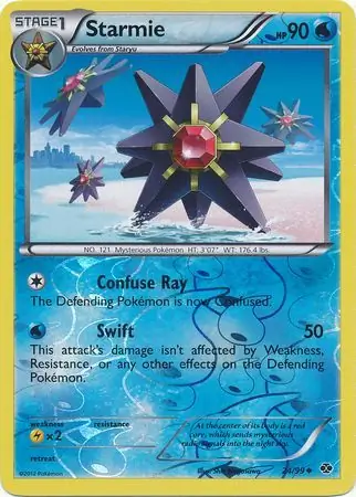 Starmie Reverse Holo 24 Normal