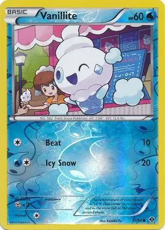 Vanillite Reverse Holo 31 Normal