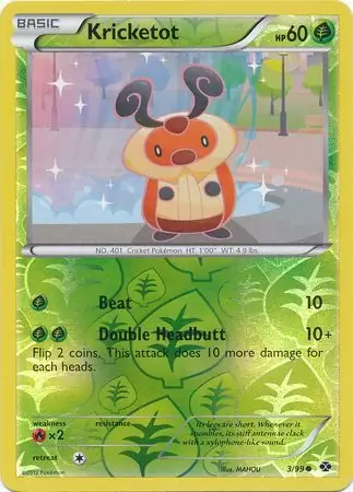 Kricketot Reverse Holo 3 Normal