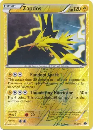 Zapdos Reverse Holo 41