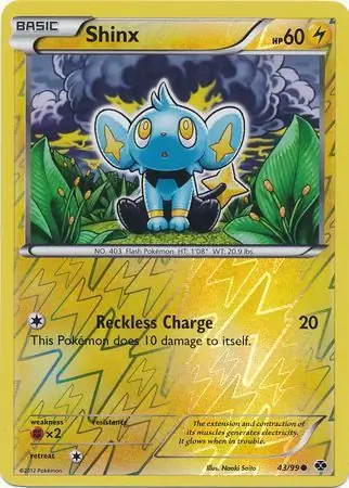 Shinx Reverse Holo 43 Normal
