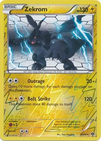 Zekrom Reverse Holo 50 Normal