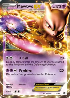 Mewtwo EX 54 Normal