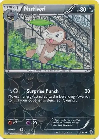 Nuzleaf Reverse Holo 71