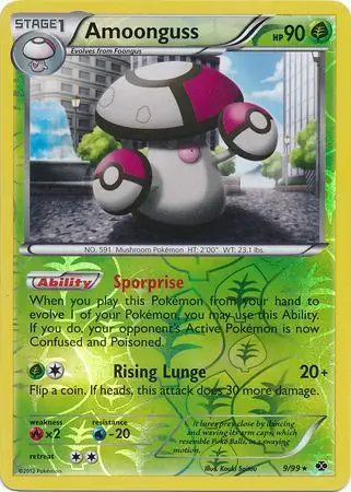 Amoonguss Reverse Holo 9