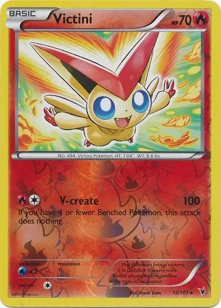 Victini Reverse Holo 15 Normal