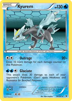 Kyurem Holo 34