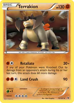 Terrakion Holo 73