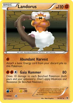 Landorus Holo 74 Normal