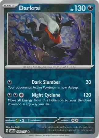 Darkrai Reverse Holo 136