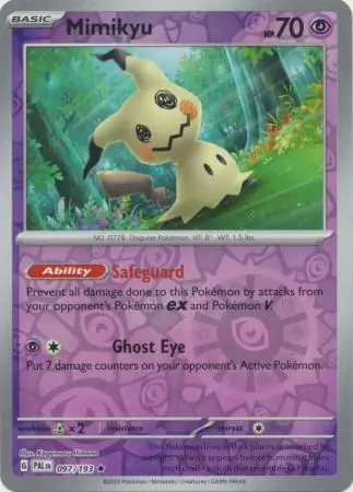 Mimikyu Reverse Holo 097