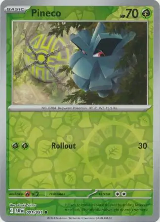 Pineco Reverse Holo 001 Normal
