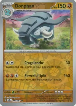 Donphan Reverse Holo 049