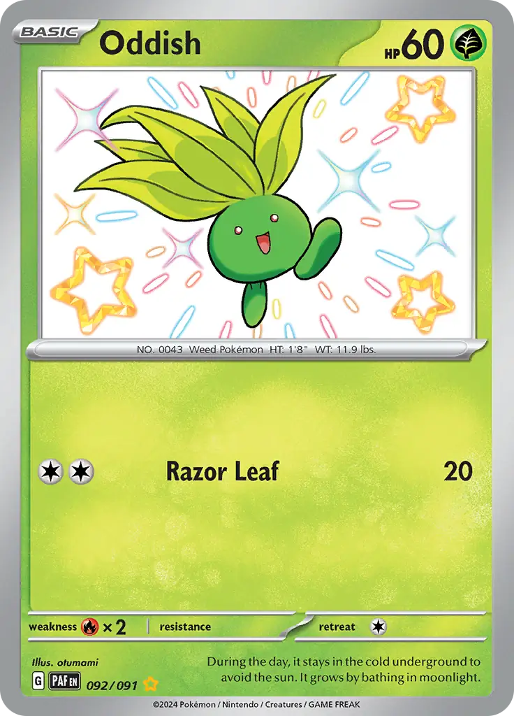 Oddish 092 Normal