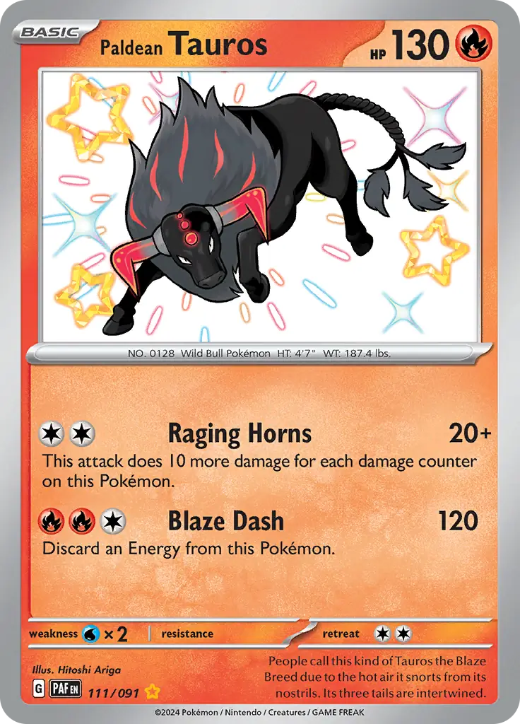 Paldean Tauros 111