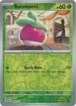 Bounsweet Reverse Holo 008