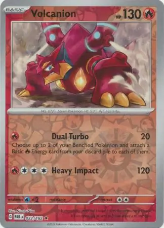 Volcanion Reverse Holo 022
