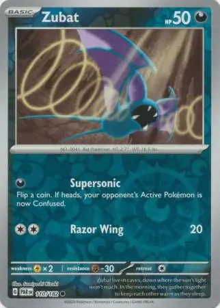 Zubat Reverse Holo 110