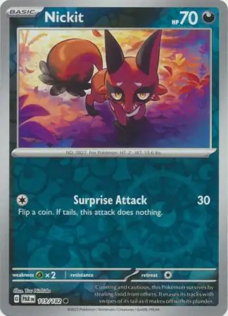 Nickit Reverse Holo 119