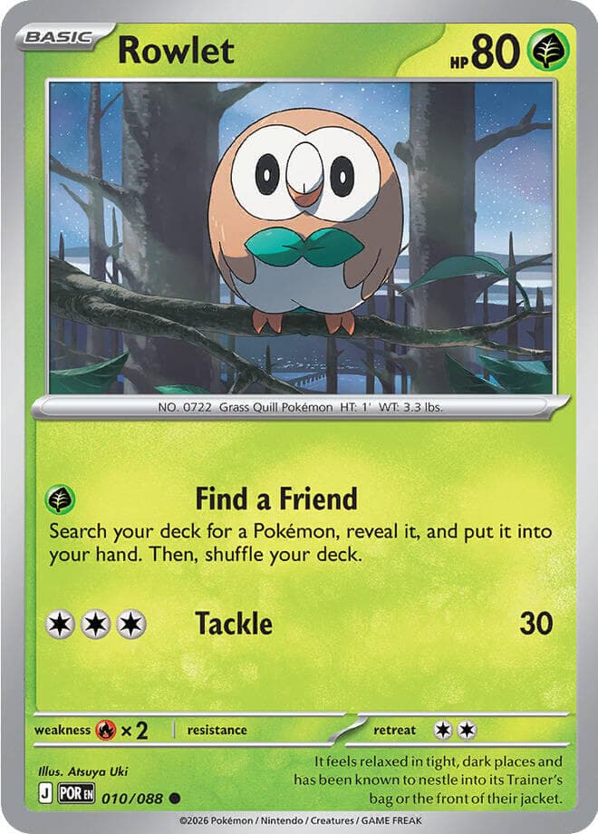 Rowlet 010 Normal