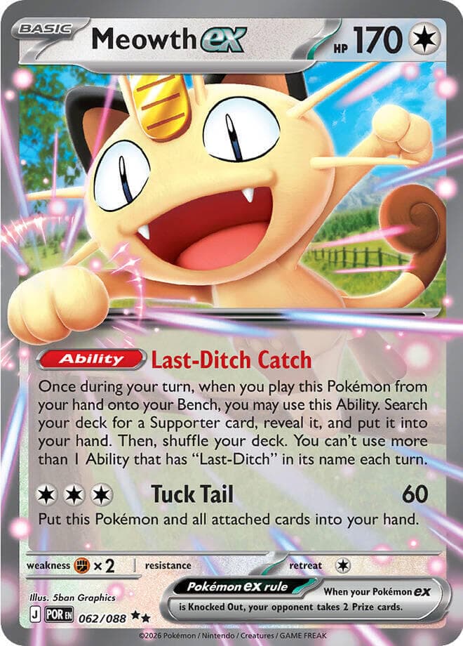 Meowth ex 062