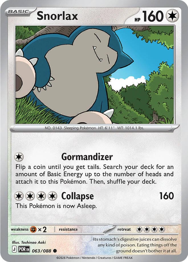 Snorlax 063 Normal
