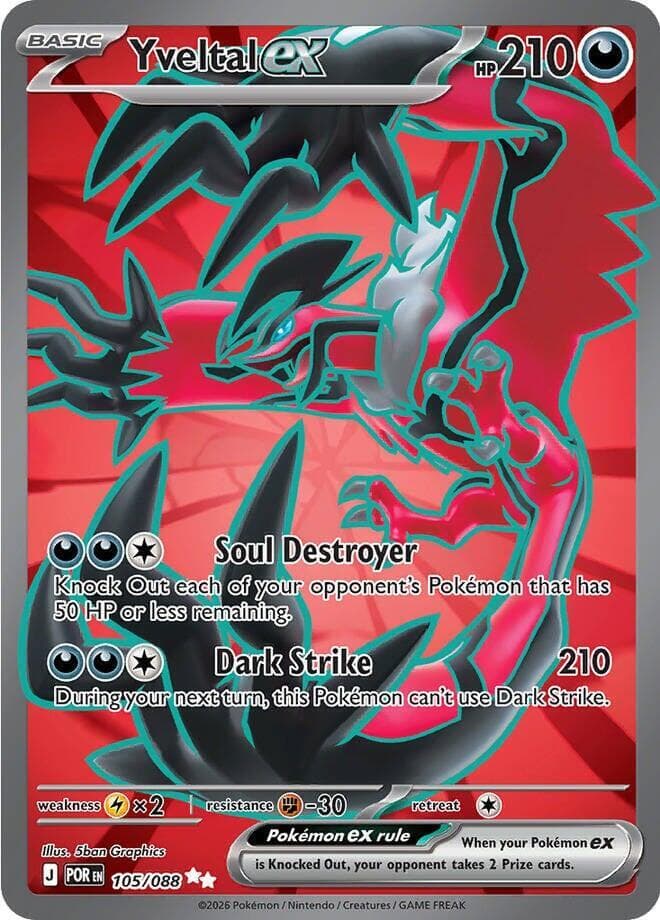 Yveltal ex 105 Normal