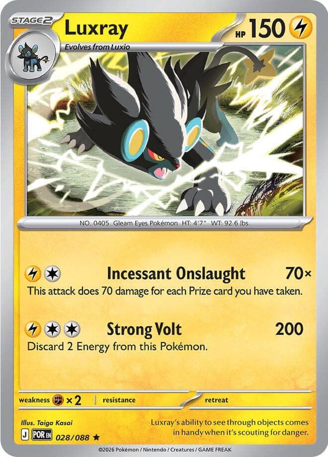 Luxray 28 Reverse holo
