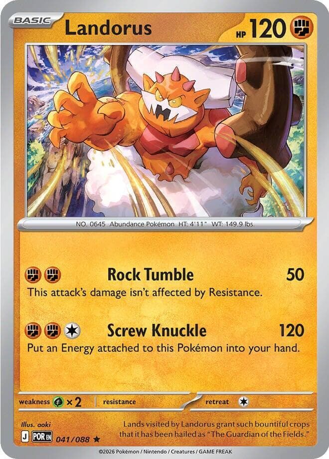 Landorus 41 Reverse holo