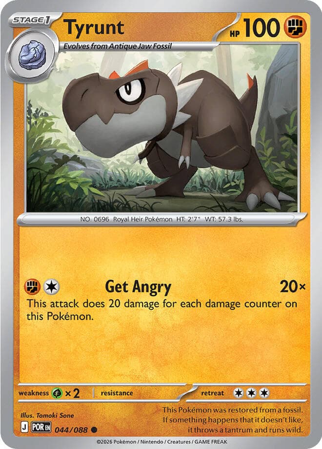 Tyrunt 44 Reverse holo