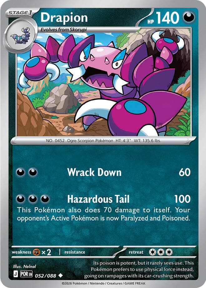 Drapion 52 Reverse holo