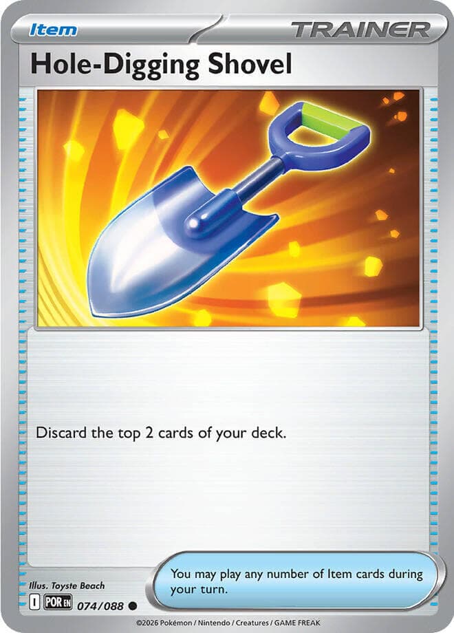 Hole Digging Shovel 74 Reverse holo