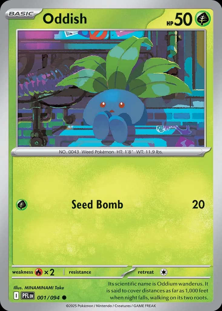 Oddish 001 Normal