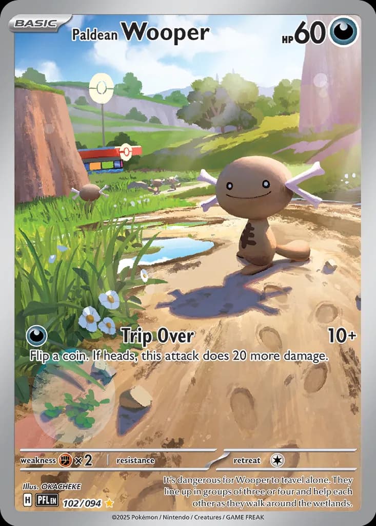 Paldean Wooper 102 Normal