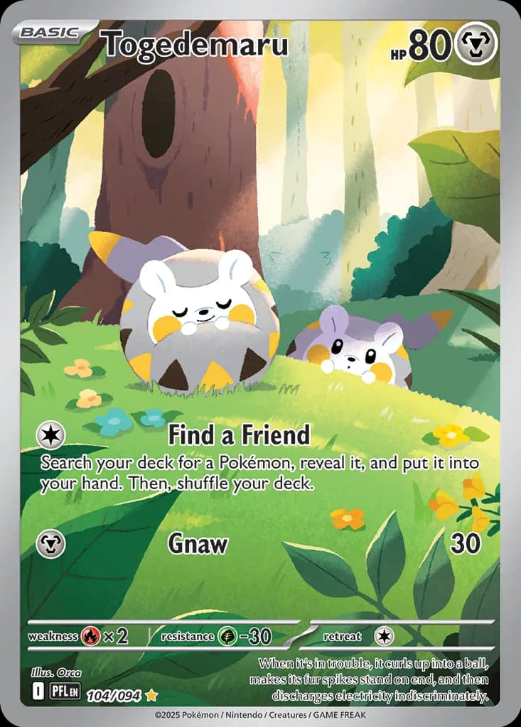 Togedemaru 104 Normal