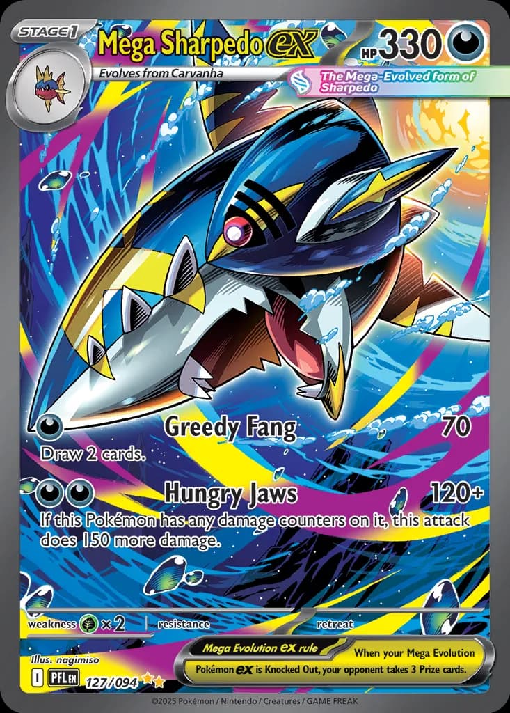 Mega Sharpedo 127 Normal