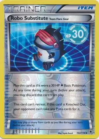 Robo Substitute Reverse Holo 102