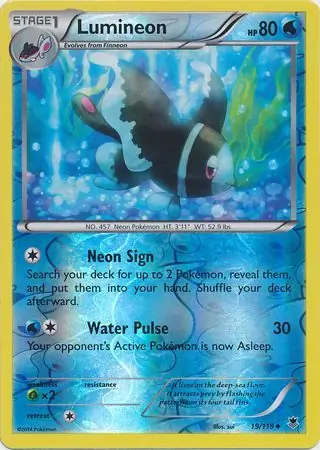 Lumineon Reverse Holo 19
