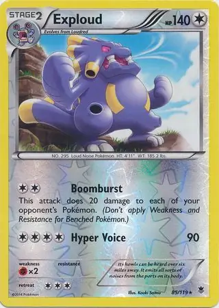 Exploud Reverse Holo 85