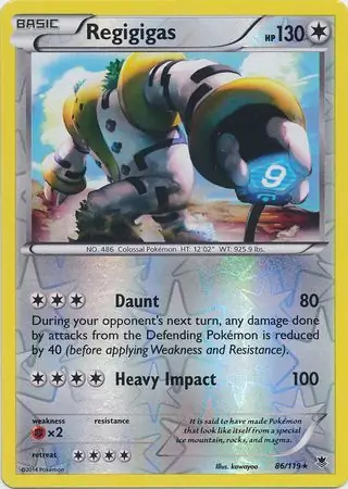 Regigigas Reverse Holo 86
