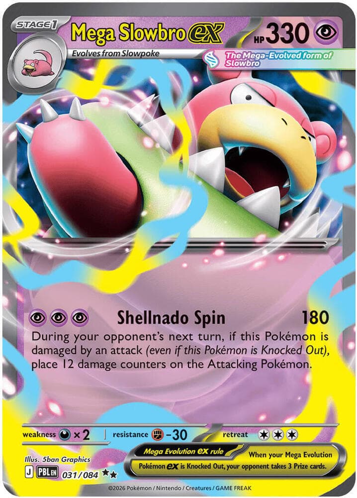 Mega Slowbro ex 031 Holo
