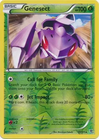 Genesect Reverse Holo 10 Normal