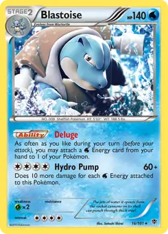 Blastoise 16 Normal
