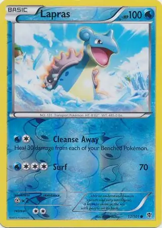 Lapras Reverse Holo 17 Normal