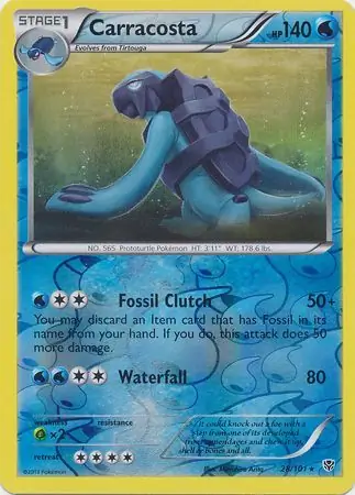 Carracosta Reverse Holo 28