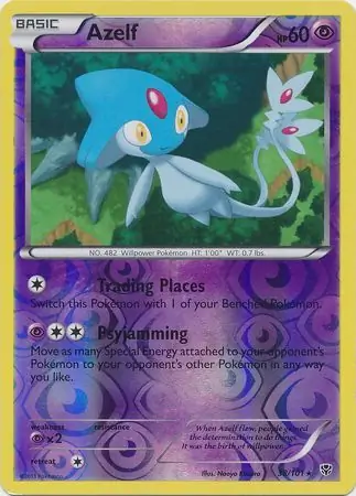 Azelf Reverse Holo 38 Normal