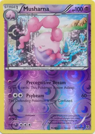 Musharna Reverse Holo 40 Normal