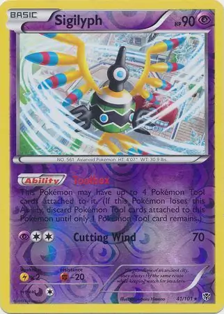 Sigilyph Reverse Holo 41 Normal