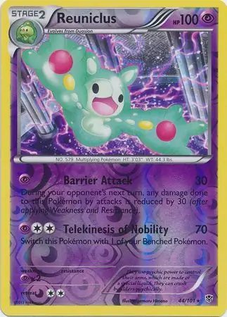 Reuniclus Reverse Holo 44 Normal