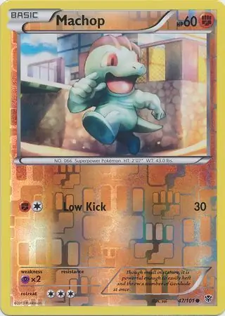 Machop Reverse Holo 47 Normal
